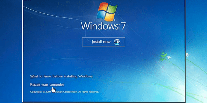 Tips Mengatasi Laptop Startup Repair Windows 7