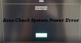 Mengatasi Laptop Asus Check System Power Error