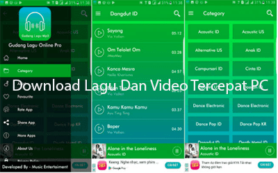Aplikasi Download Lagu Dan Video Tercepat PC