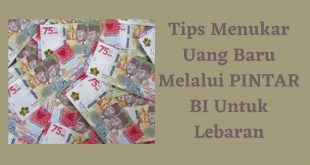 Tips Menukar Uang Baru Melalui PINTAR BI Untuk Lebaran