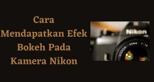 Cara Mendapatkan Efek Bokeh Pada Kamera Nikon