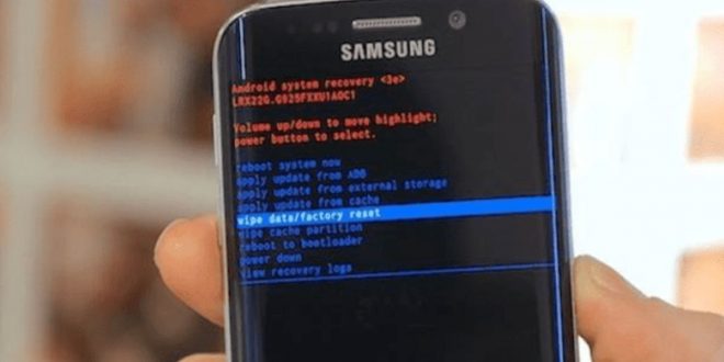 cara hard reset samsung