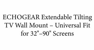 ECHOGEAR Extendable Tilting TV