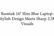 Rumtuk 16 Slim Blue Laptop