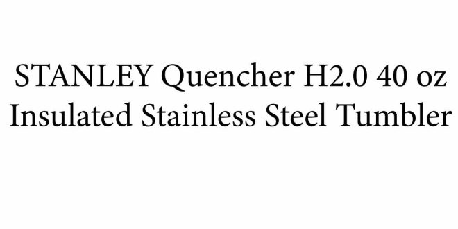 STANLEY Quencher H2.0 40 oz Insulated Stainless Steel Tumbler